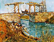 Drawbridge at Arles Vincent Van Gogh